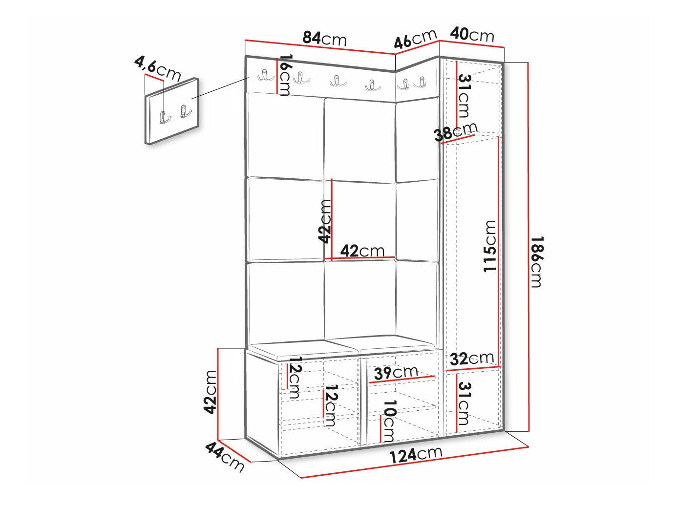 Entrésæt Hartford 377