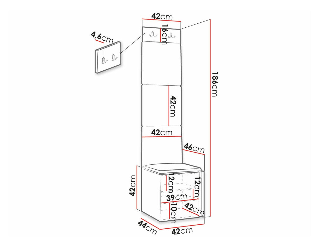 Entrésæt Hartford 378