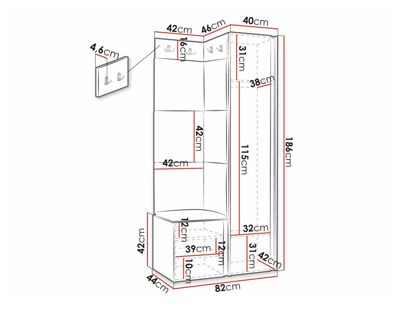 Entrésæt Hartford 381
