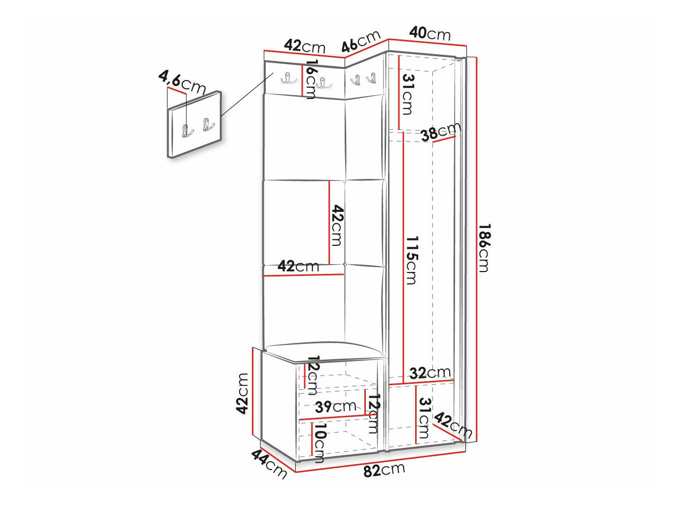 Entrésæt Hartford 381