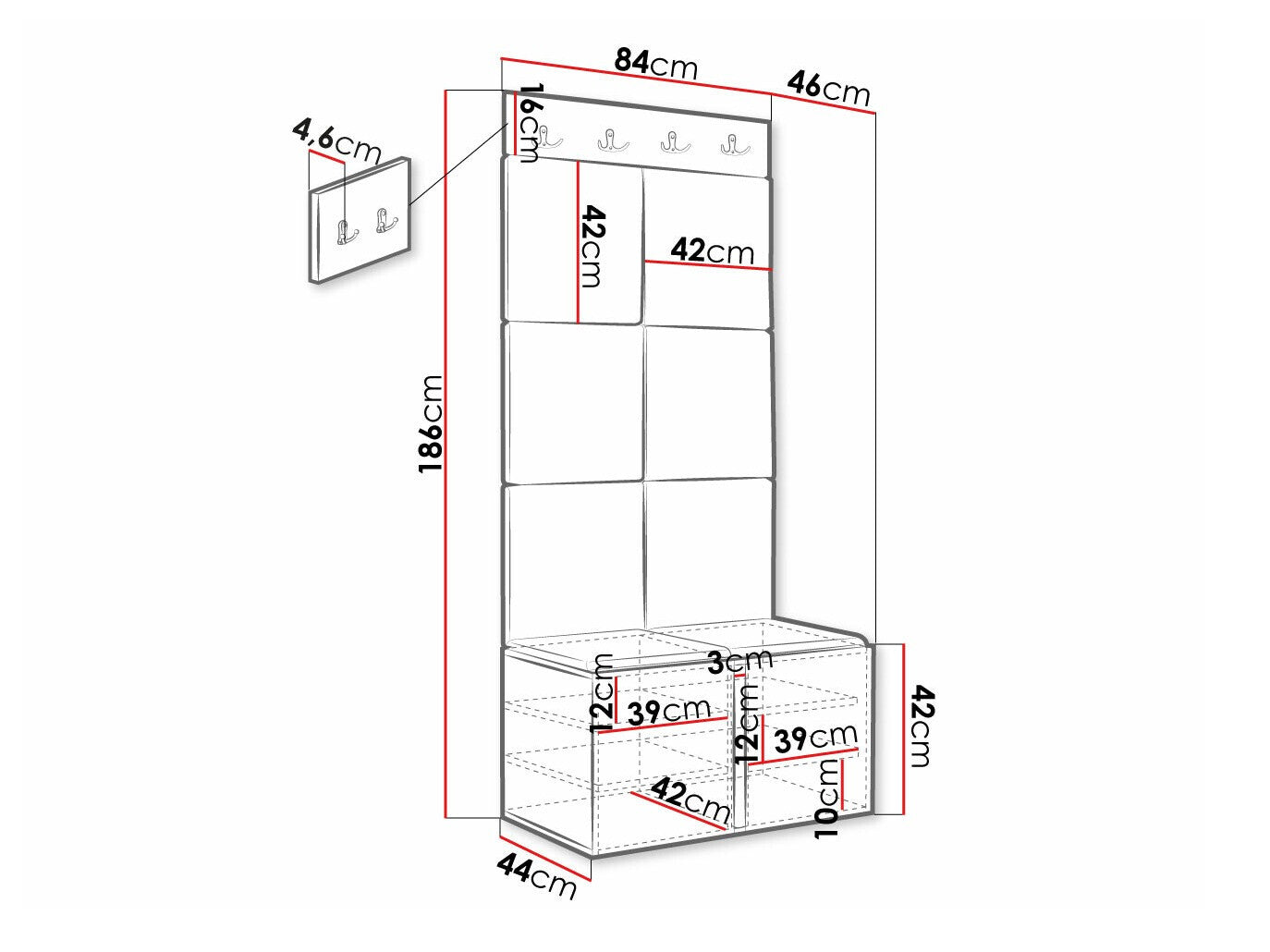 Entrésæt Hartford 383