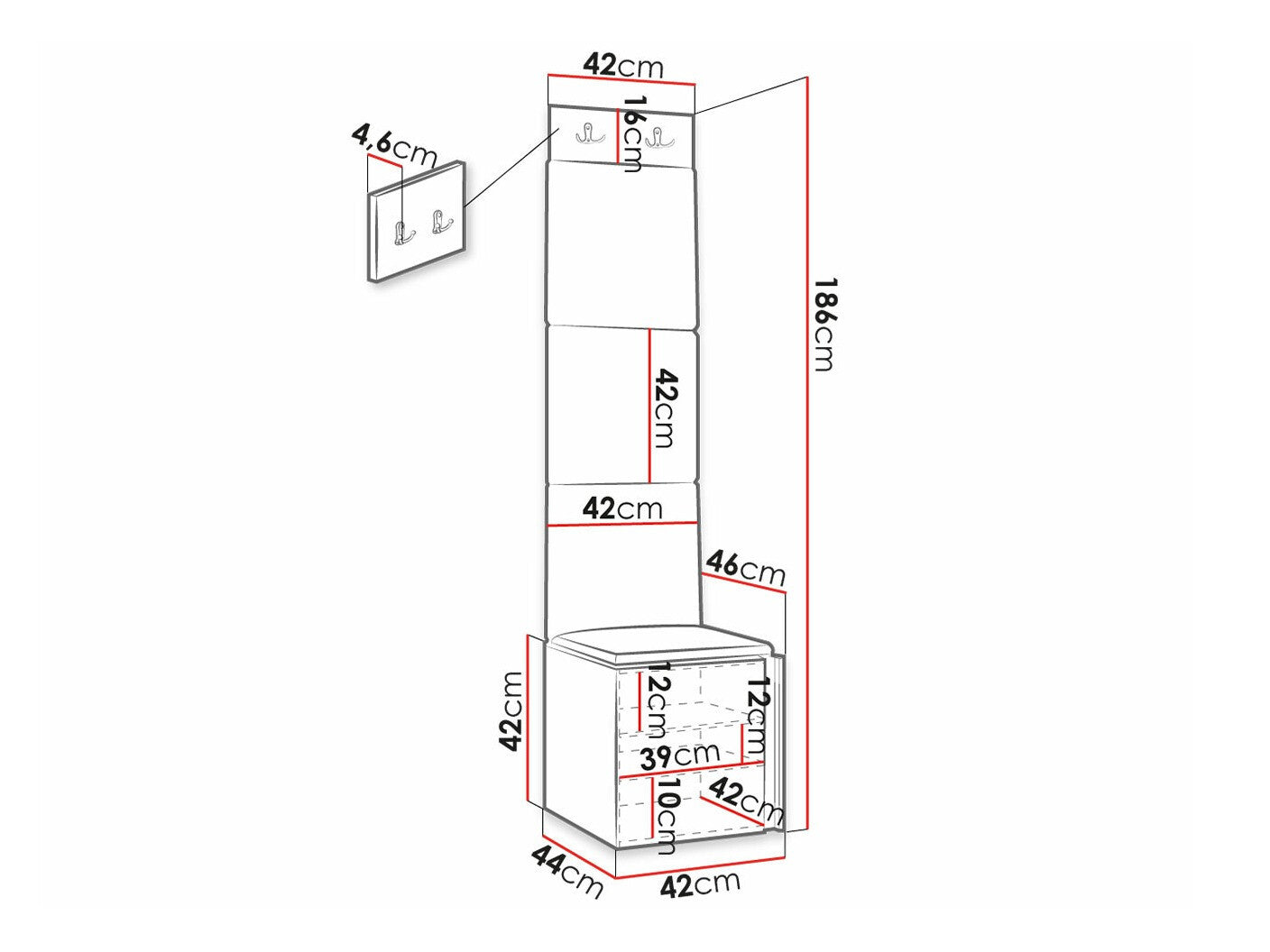 Entrésæt Hartford 386