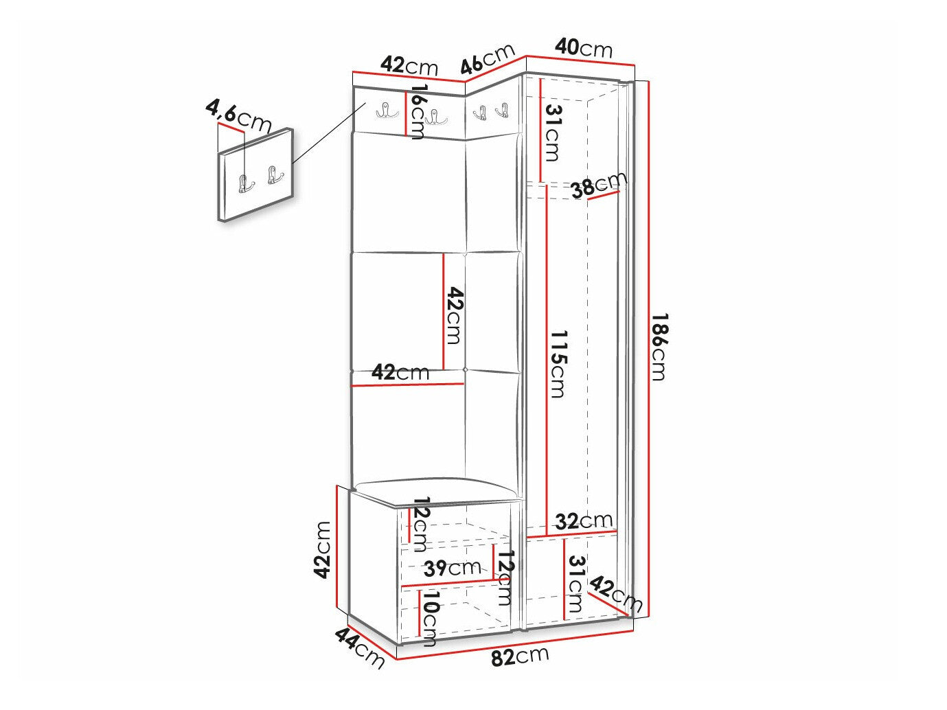 Entrésæt Hartford 391