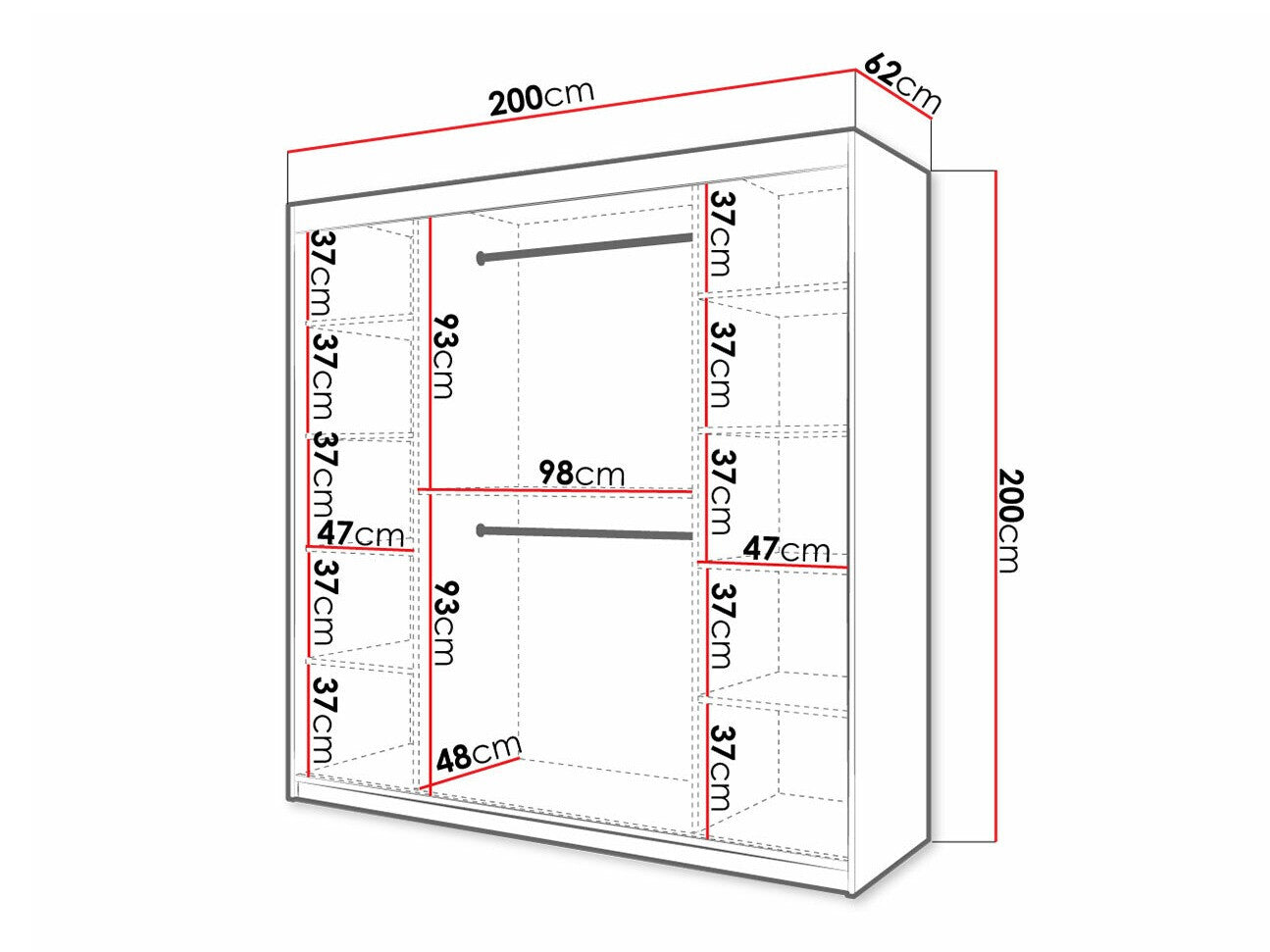 Garderobeskab Hartford 403