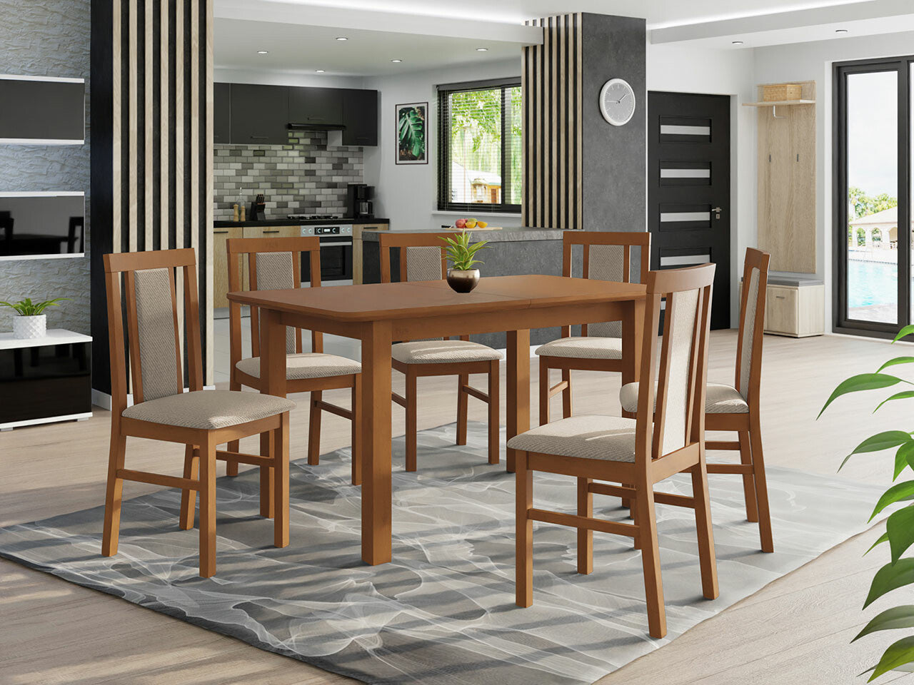 Spisestue-sæt Victorville 282