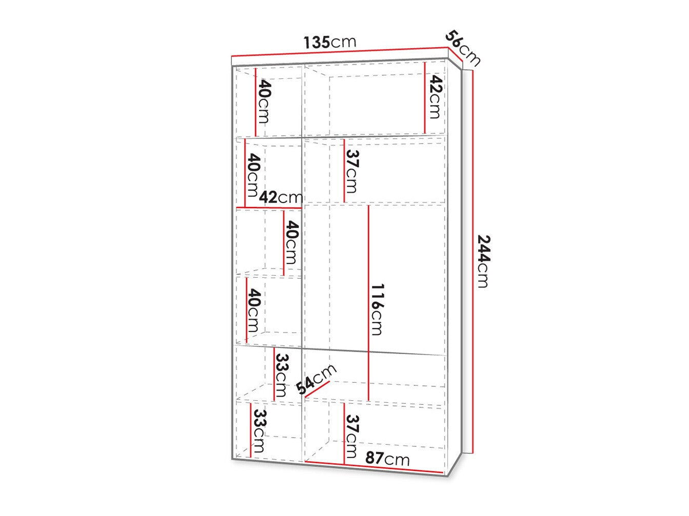 Garderobe Charlotte H114
