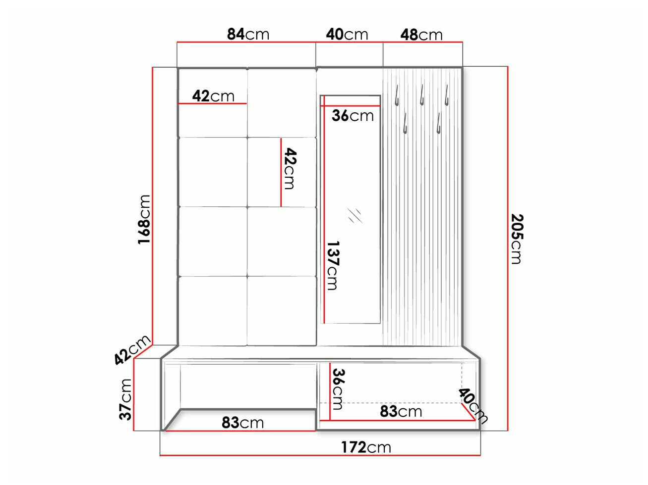 Entrésæt Hartford 322