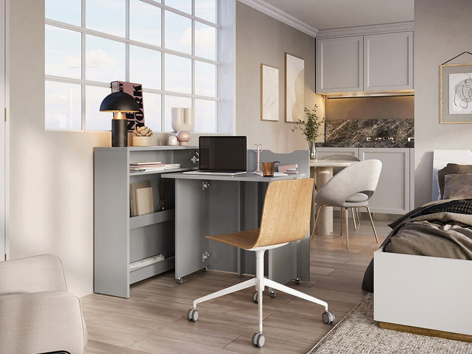 Hjørneskrivebord Concept Pro Lenart Levfere 156