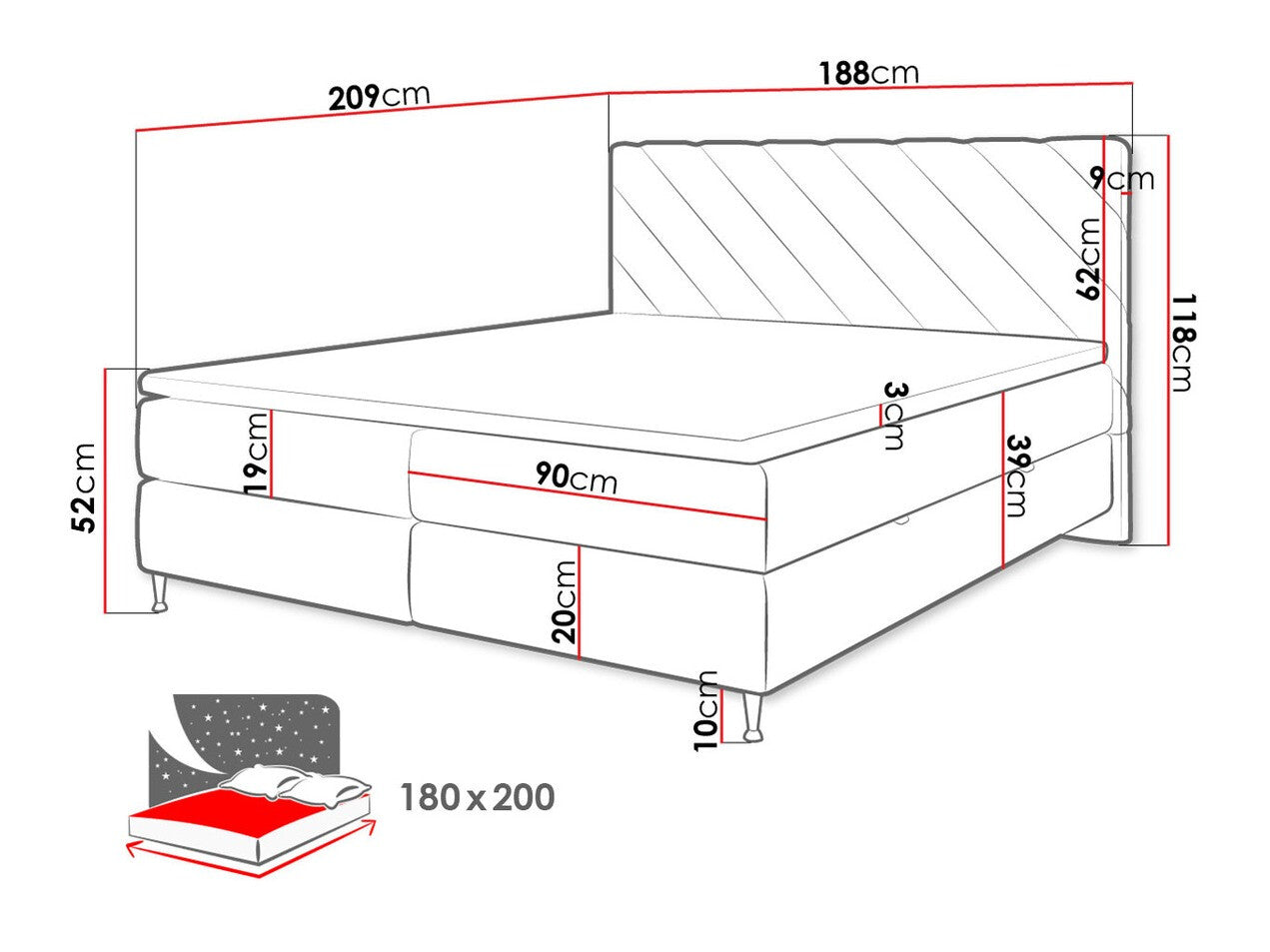 Kontinentalseng ComfiDream 176