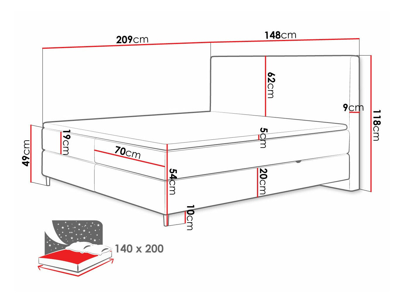 Kontinentalseng ComfiDream 177
