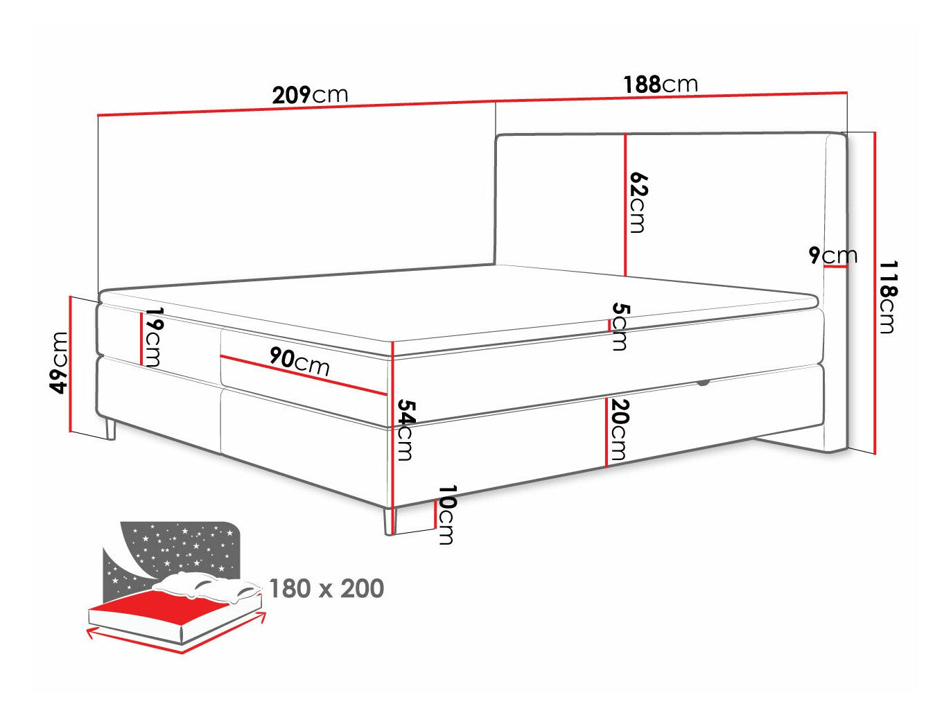 Kontinentalseng ComfiDream 177