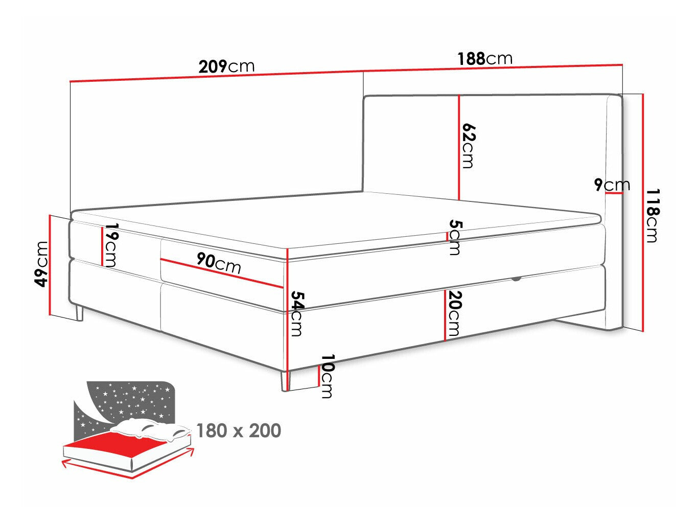 Kontinentalseng ComfiDream 177