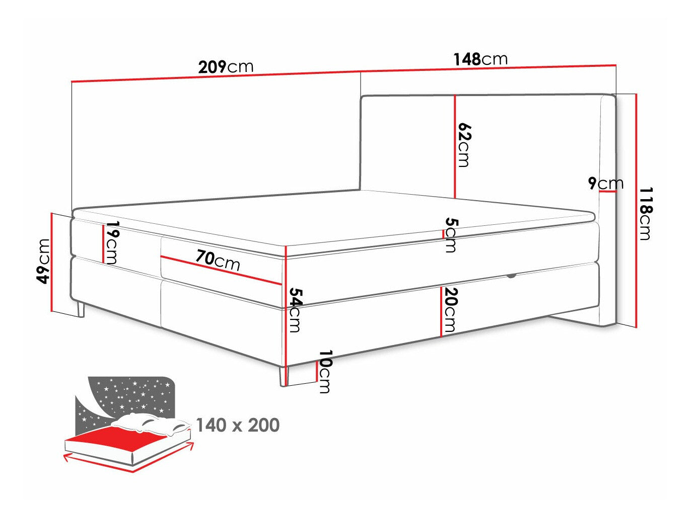 Kontinentalseng ComfiDream 177