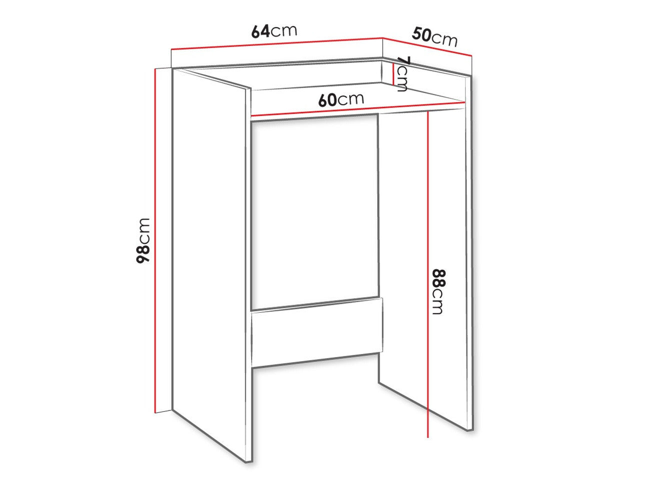 Stående badeværelsesskab Mandeville 112