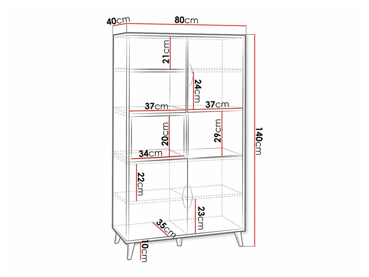 Bookcase Toledo G105