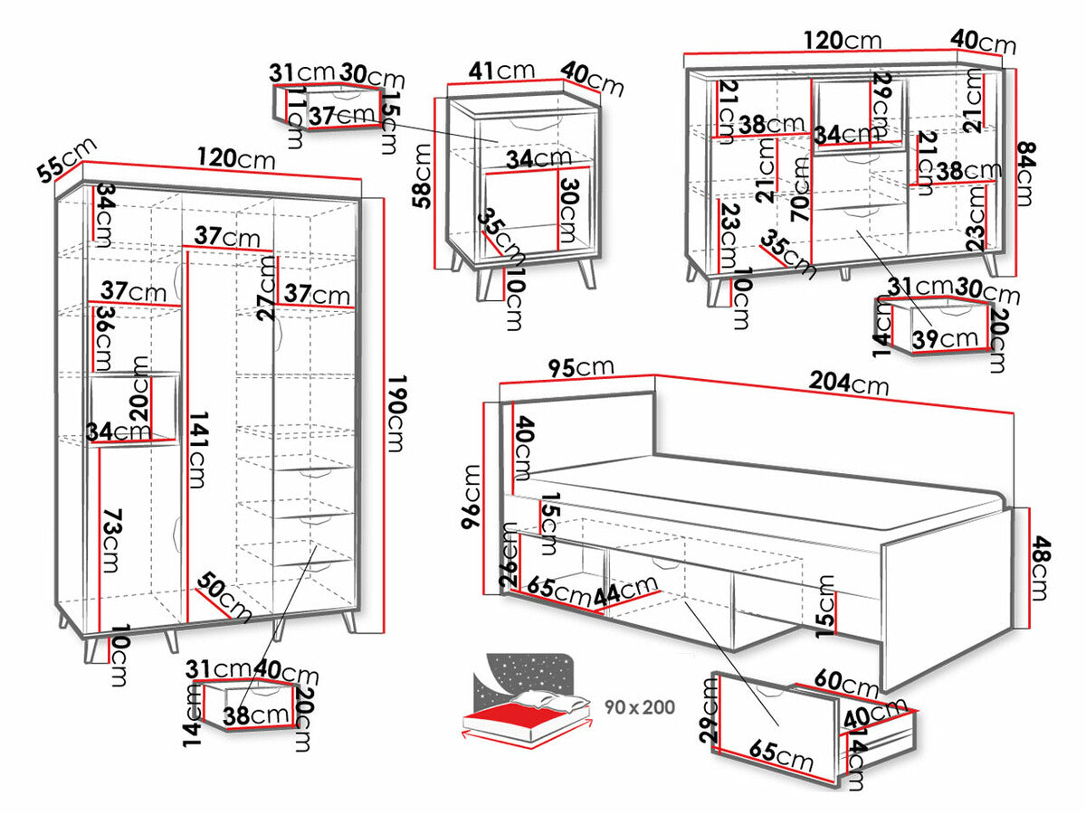 Furniture set Toledo G116