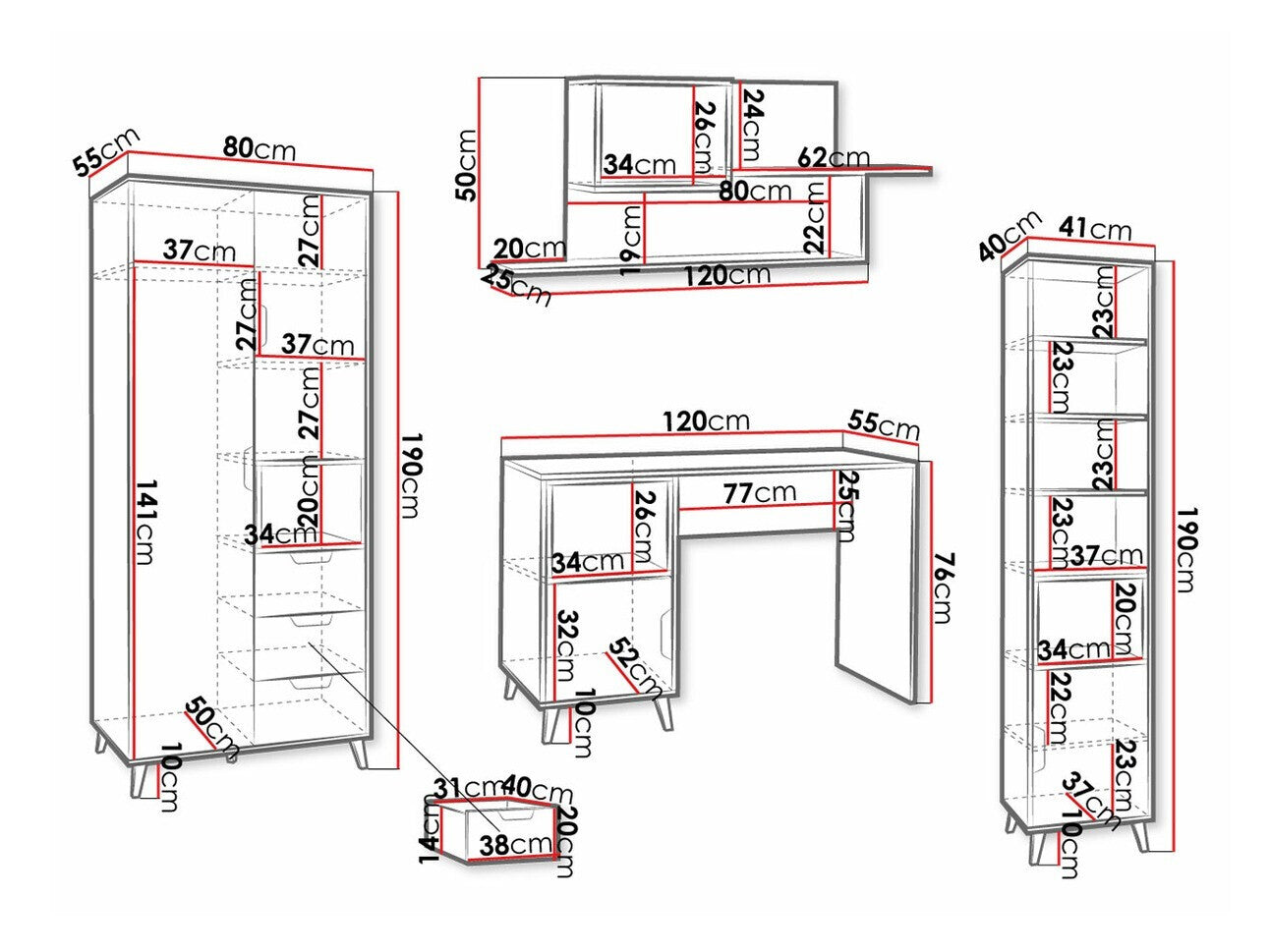 Furniture set Toledo G119
