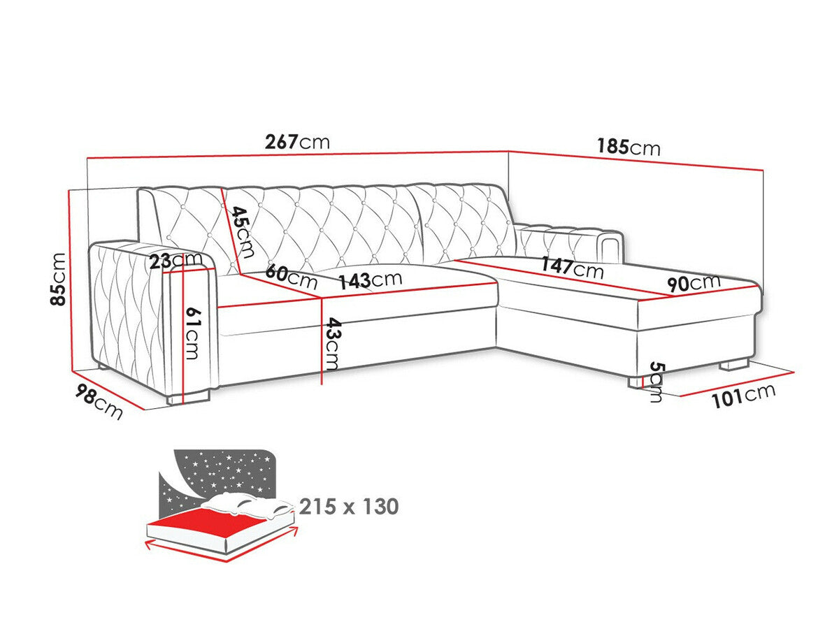 Hjørnesofa Columbus 203
