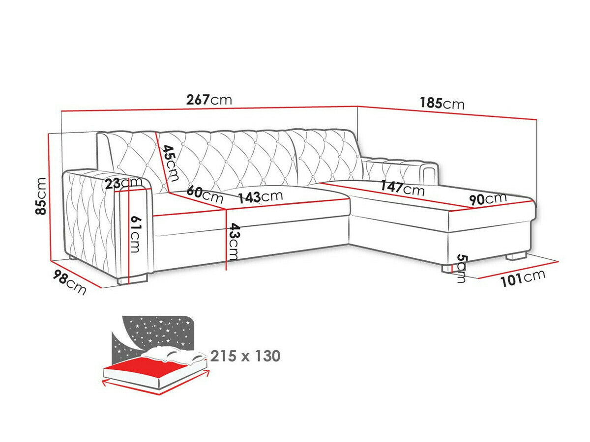 Hjørnesofa Columbus 203
