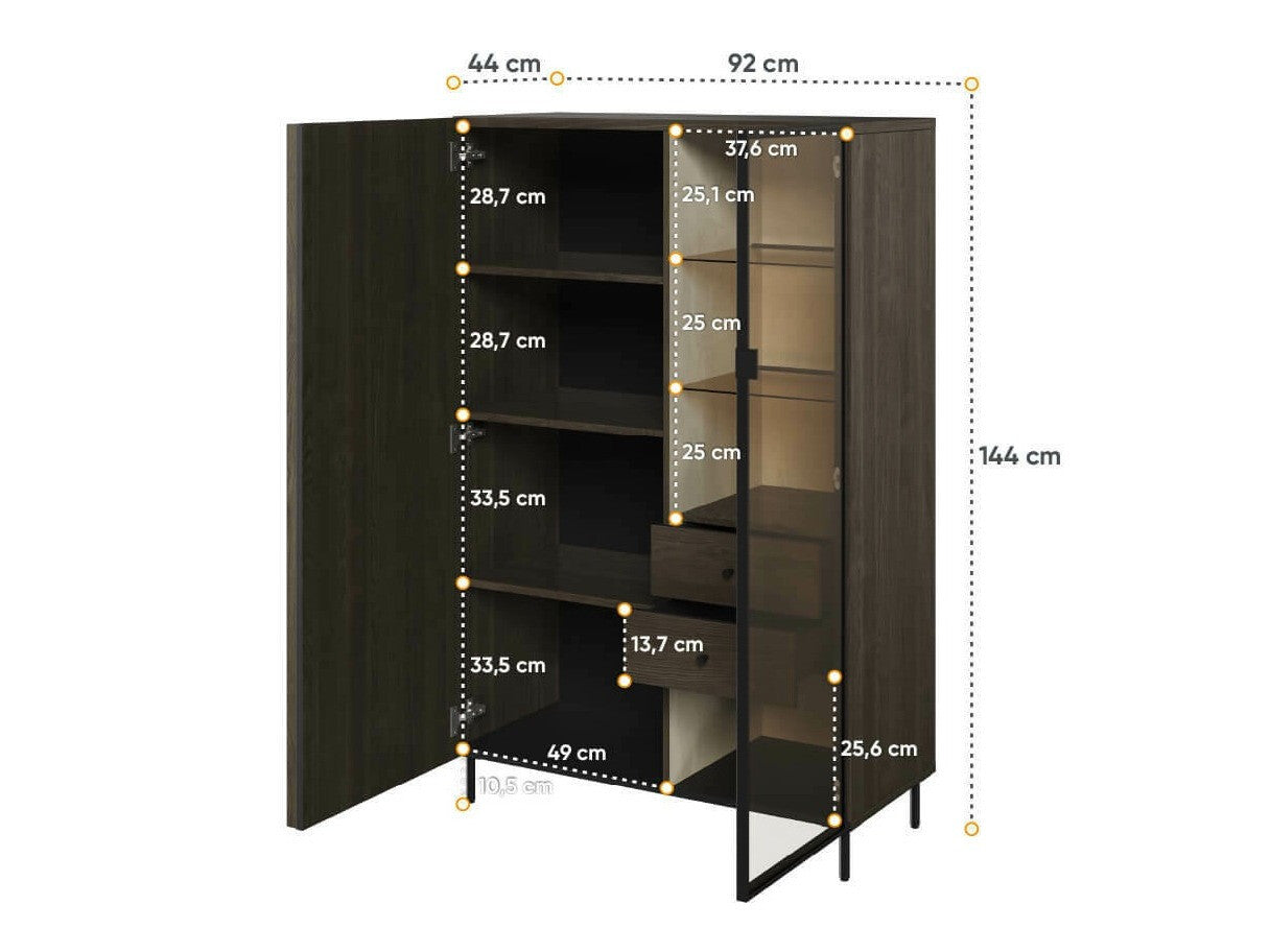 Vitrineskab Fresno AK105