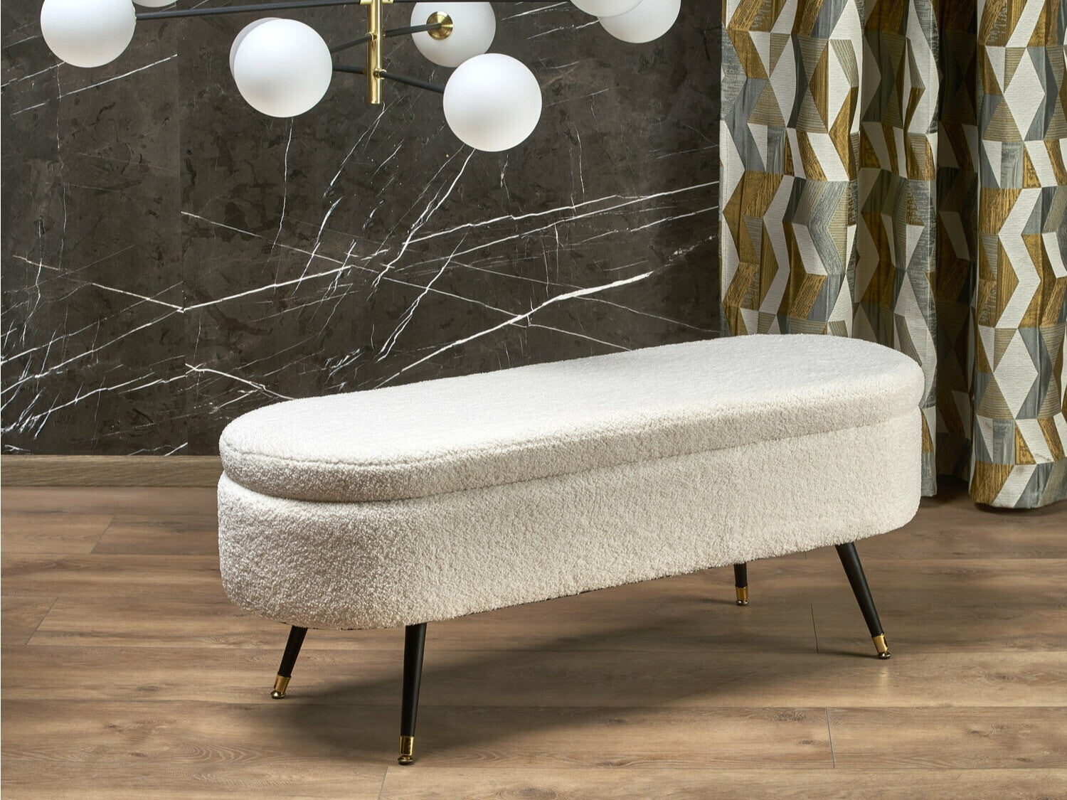 Polstret bænk Houston 1446