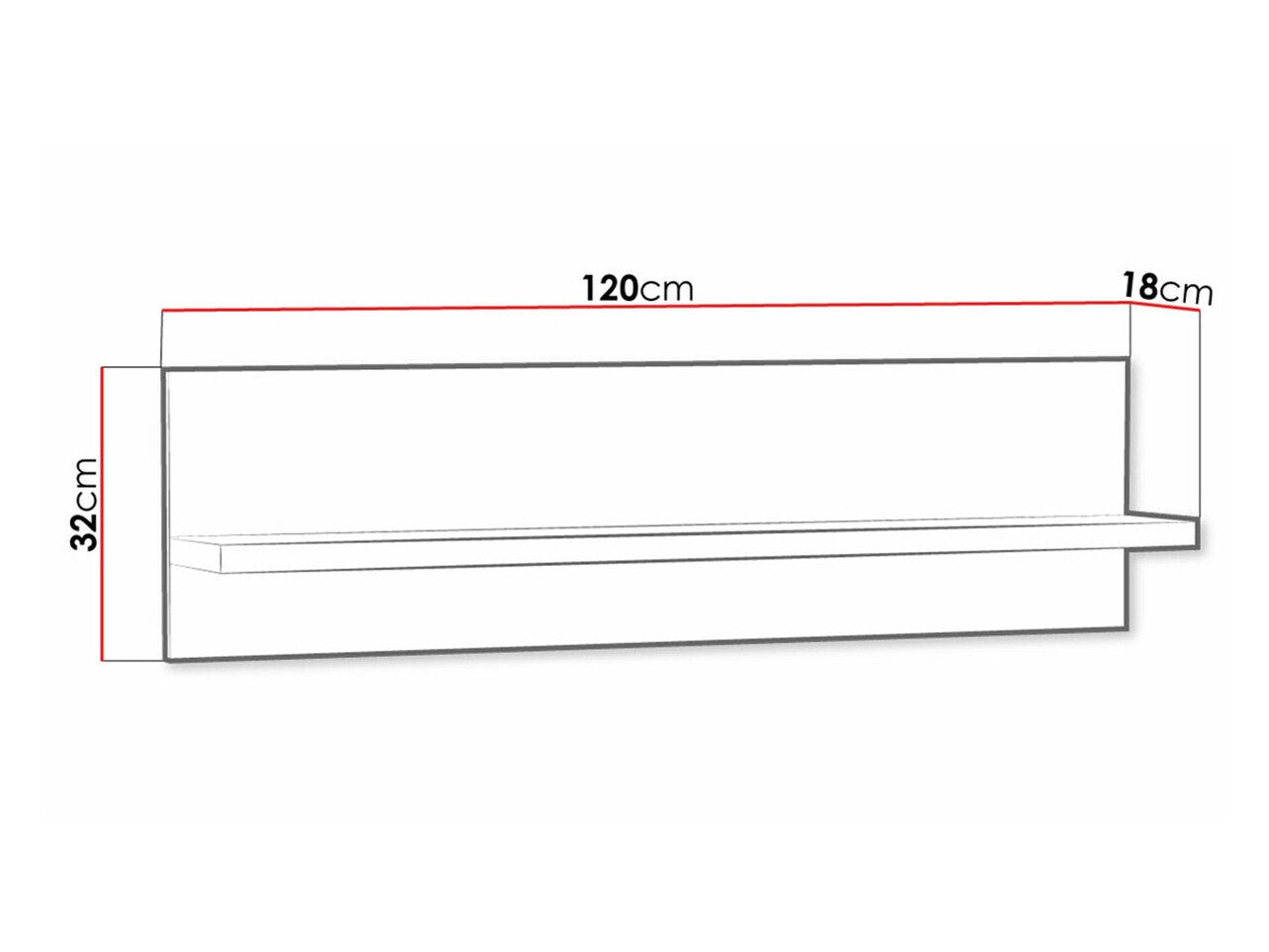 Wall shelf Stanton F116