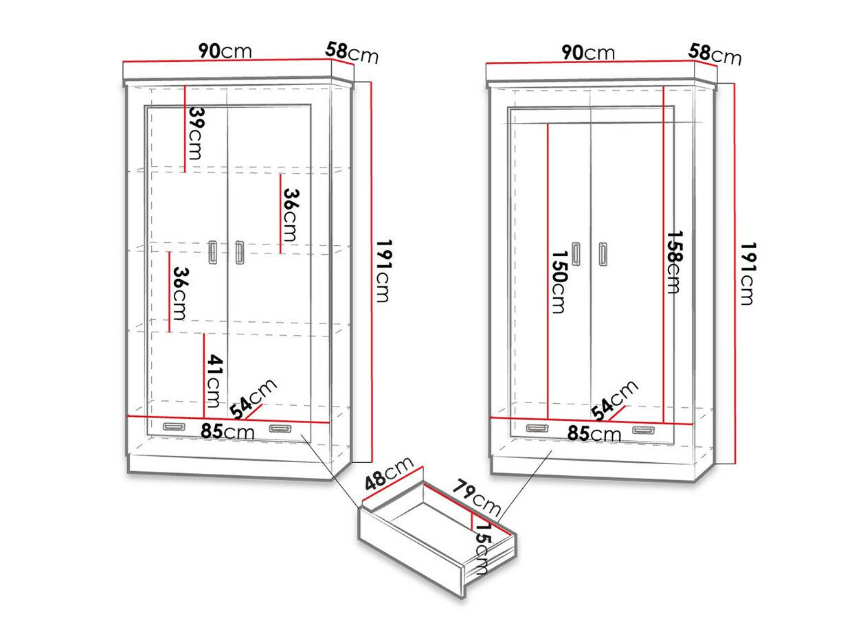 Wardrobe Stanton B106