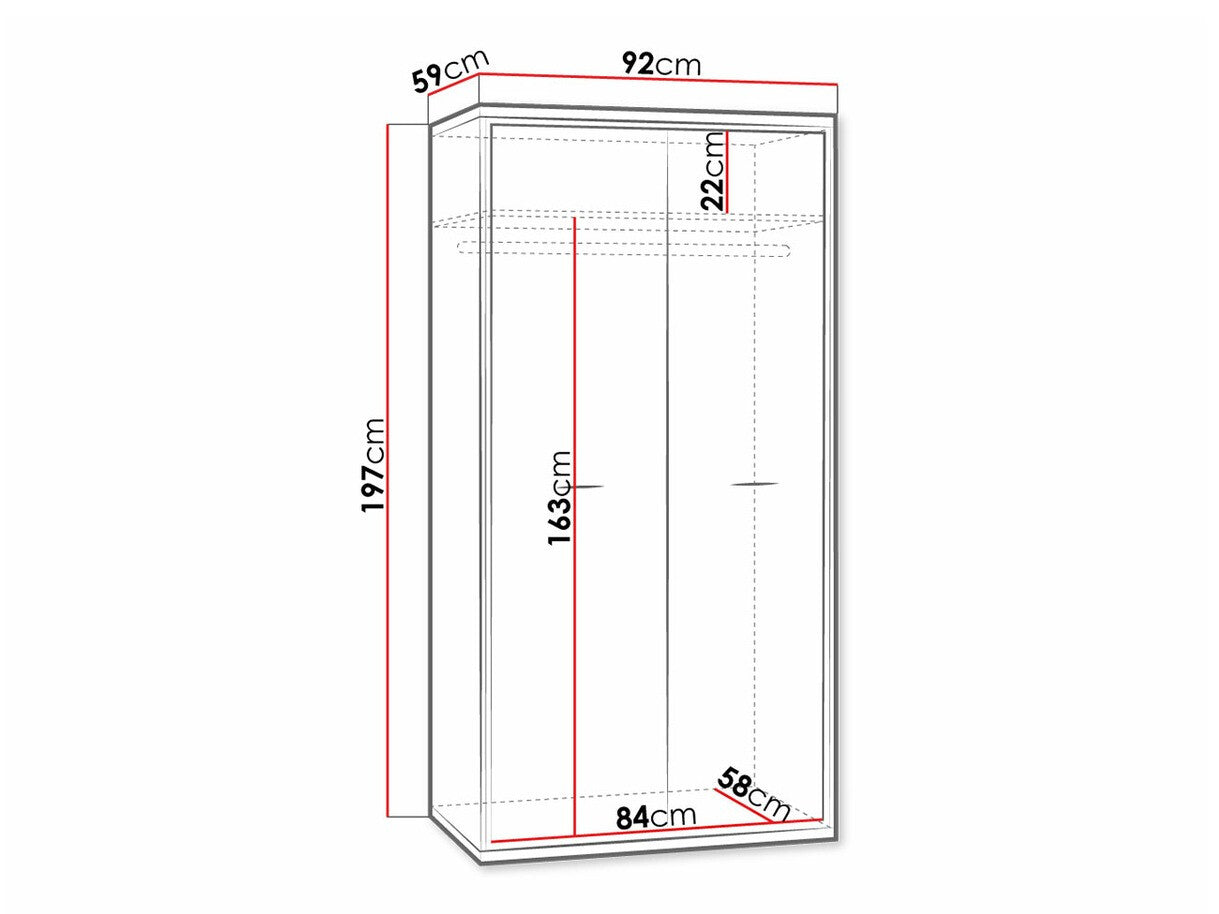 Wardrobe Stanton F125