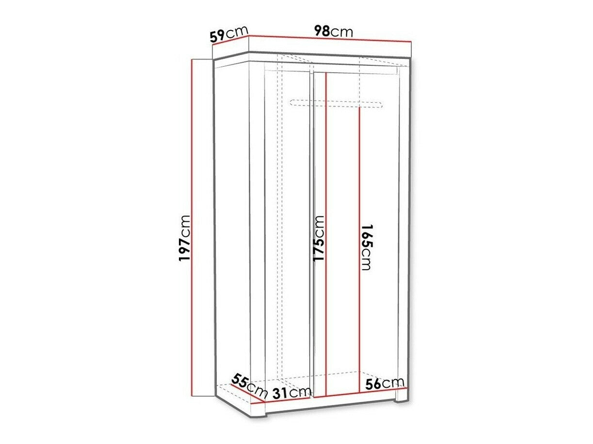 Wardrobe Stanton G100