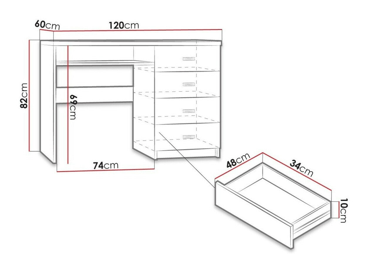 Skrivebord Stanton C114