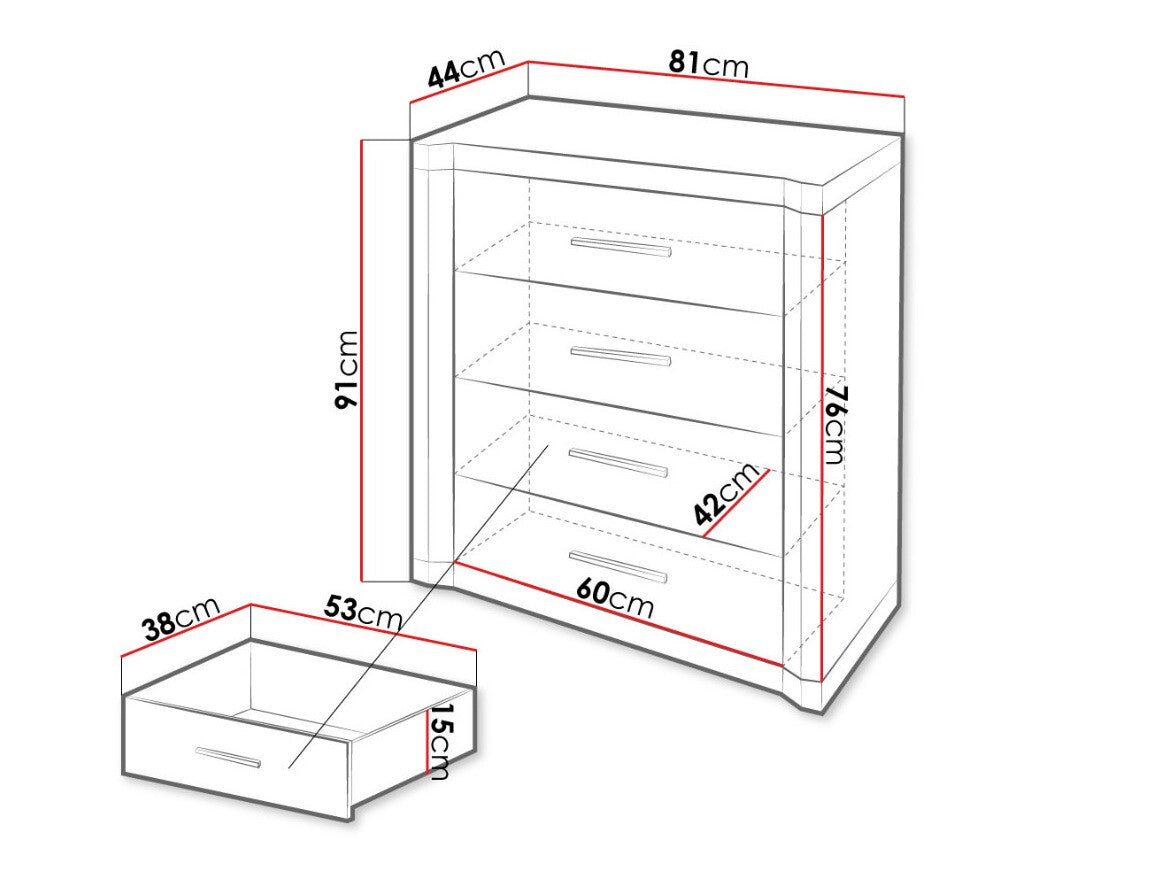 Chest of drawers Stanton D103