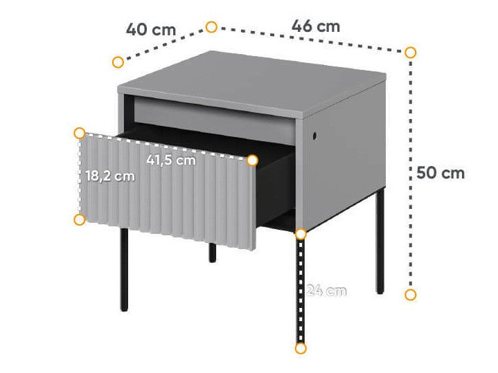 Sengebord Fernolu 111
