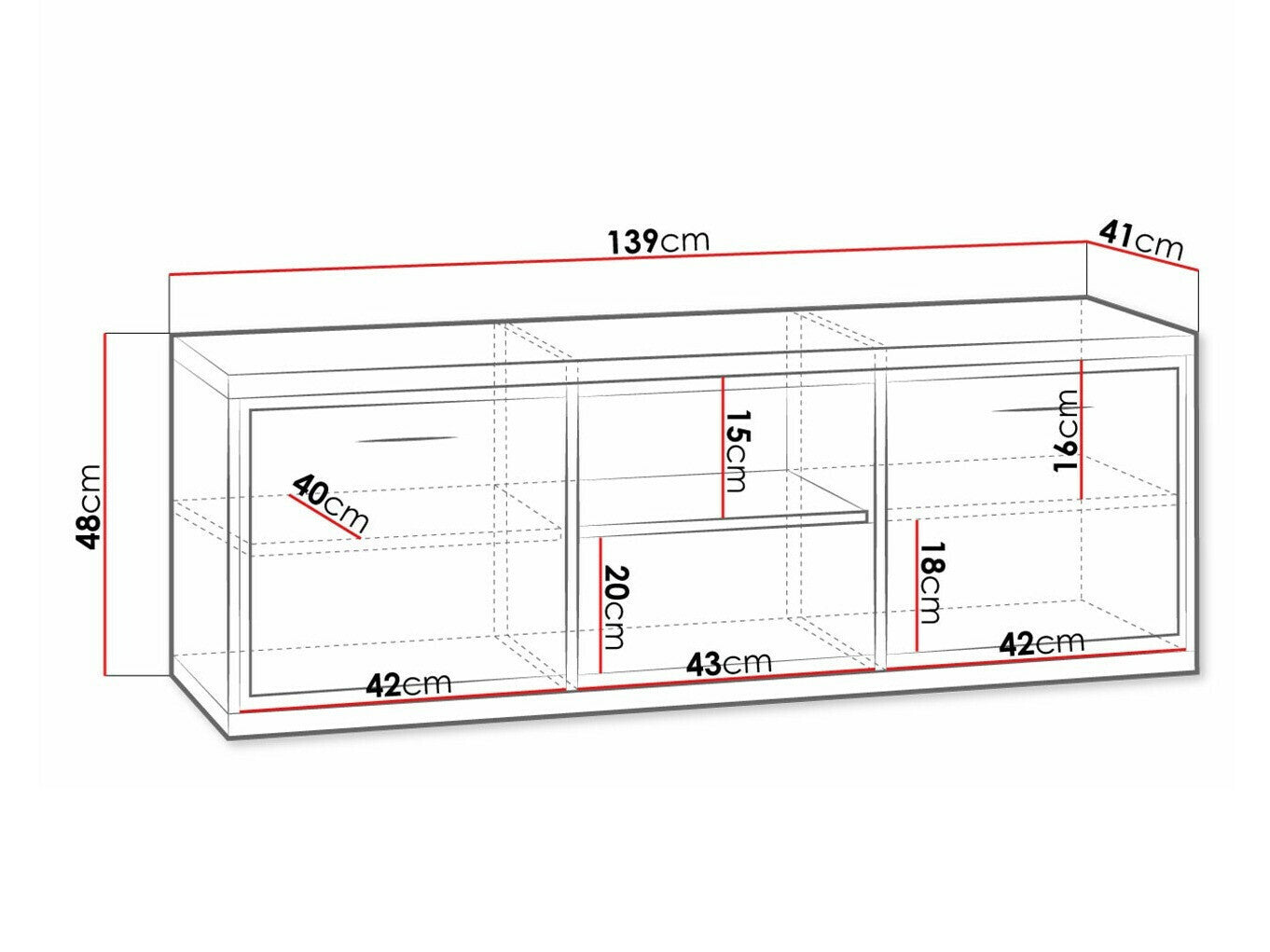 TV stand Stanton F113