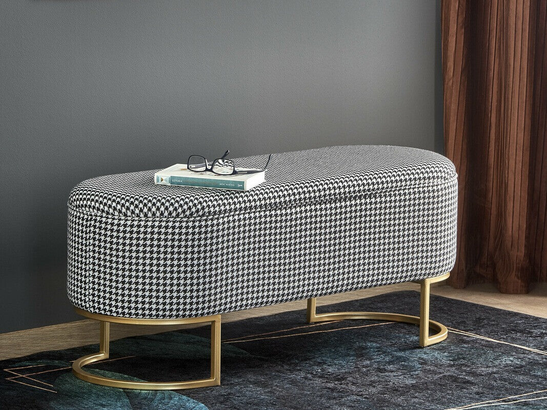 Polstret bænk Houston 1496