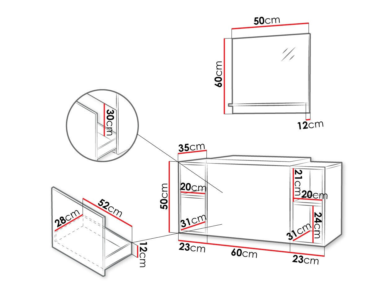 Bathroom set Comfivo E104