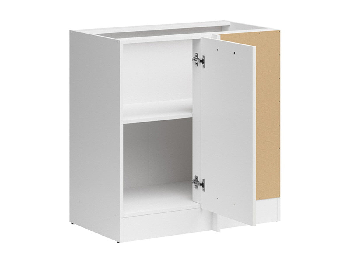 Modulært hjørneskab Line White 101