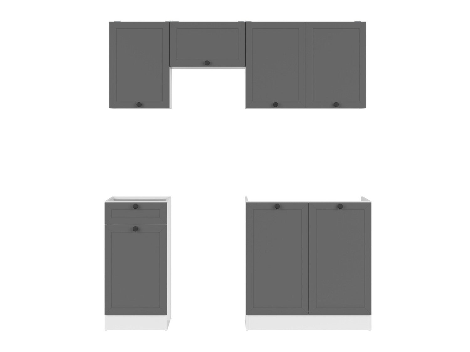 Modulopbygget køkkensæt Classic Grey 117