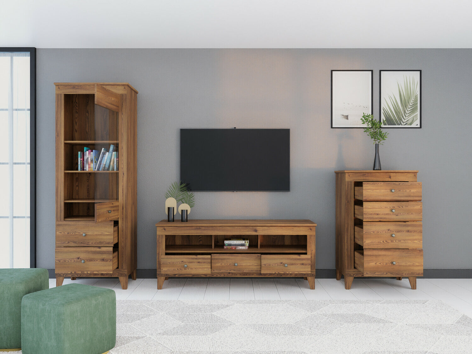 Stuemøbler-sæt Lirmora 123