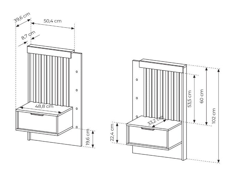 Et sæt natborde Kingston V105