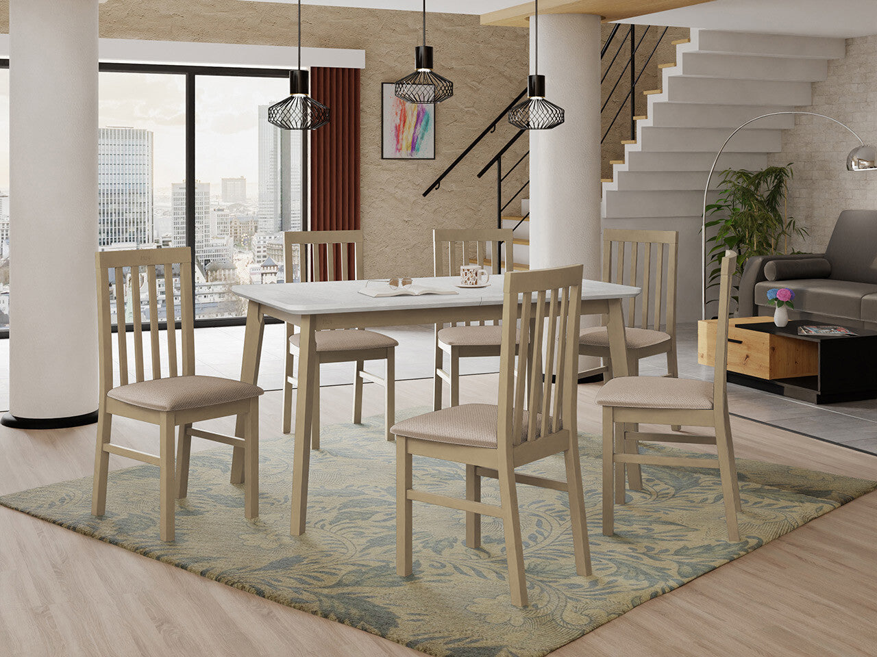 Spisestue-sæt Victorville 267