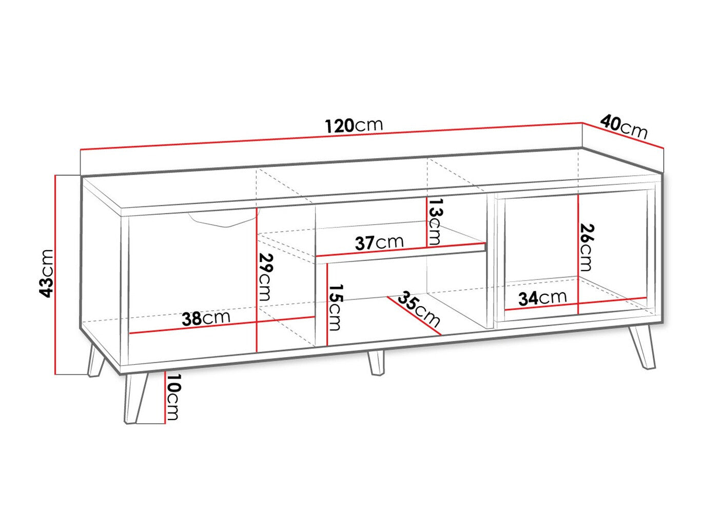TV stand Toledo G109