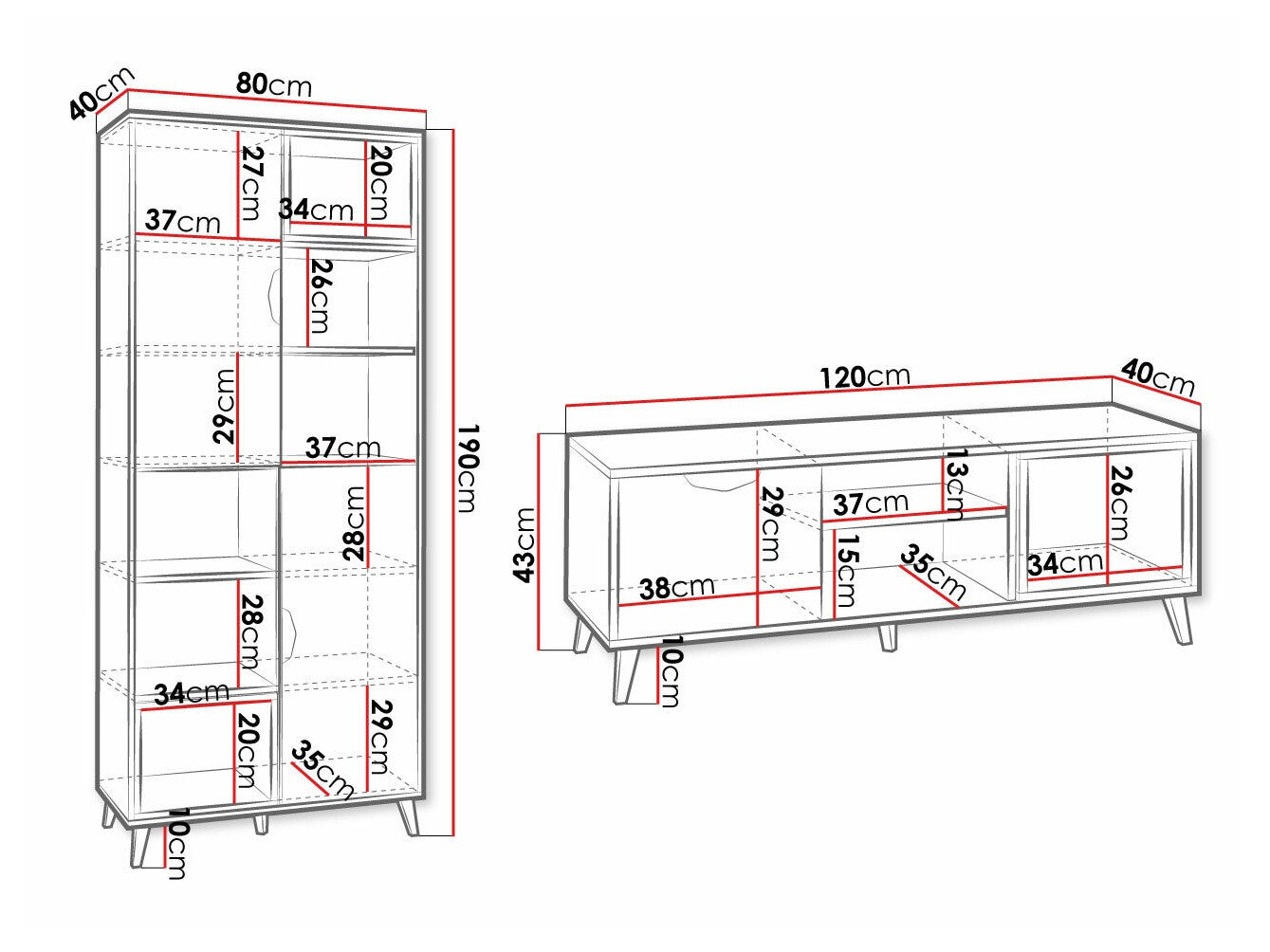 Møbelsæt Domvera 120