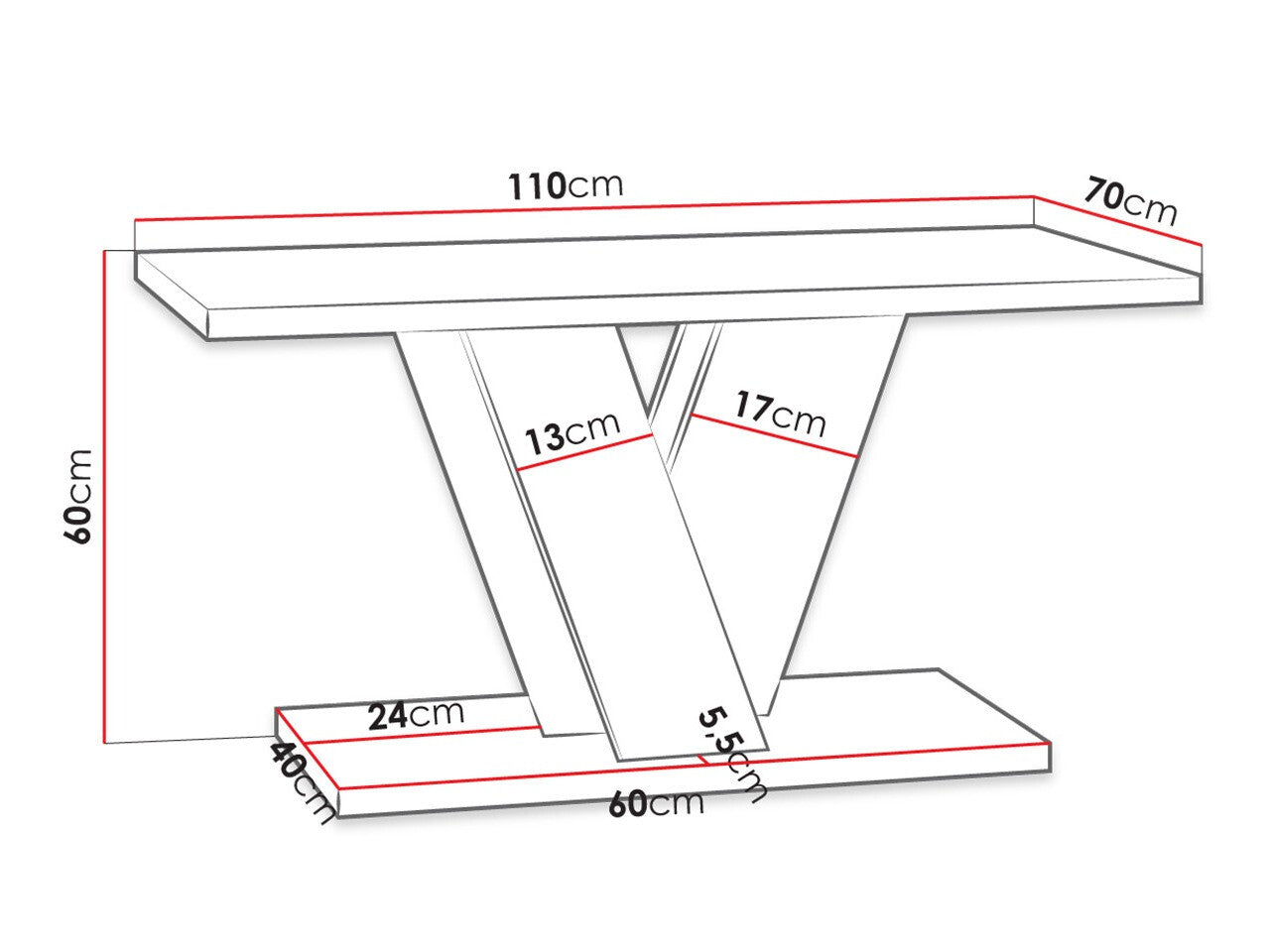 Sofabord Goodyear 128