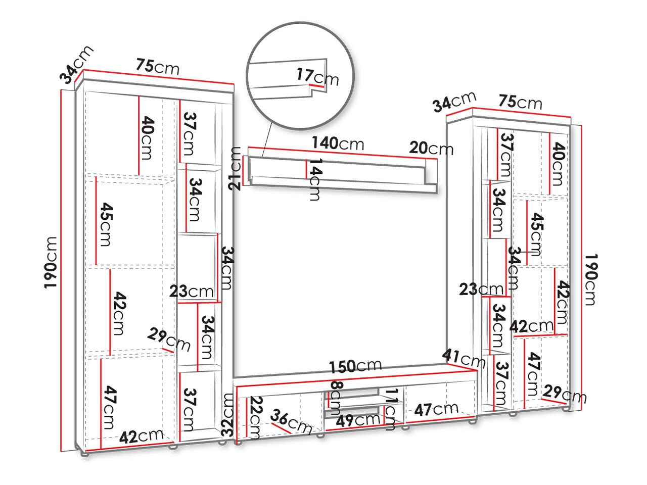 Living room set Tucson 107