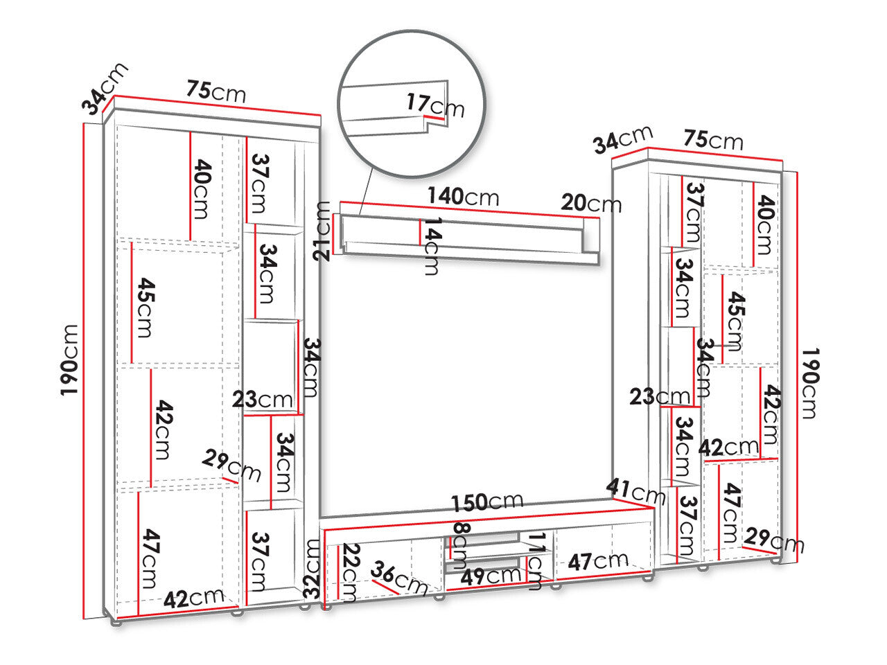 Living room set Tucson 107