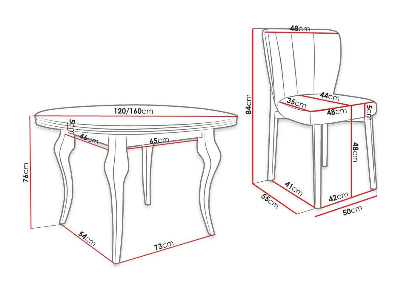 Spisestue-sæt Racine 141