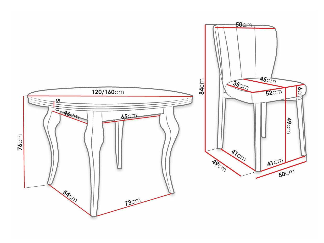 Spisestue-sæt Racine 141
