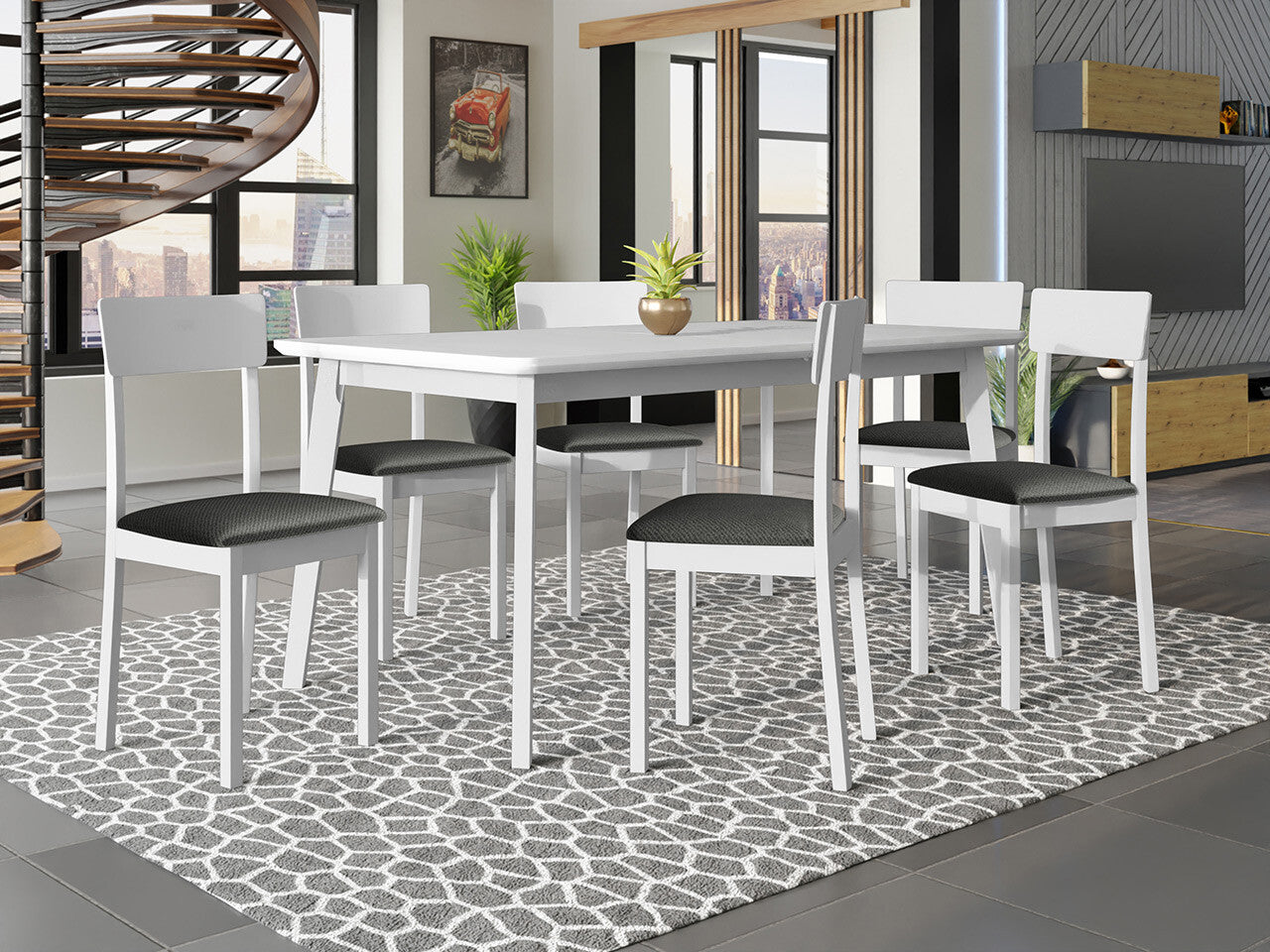 Spisestue-sæt Victorville 350