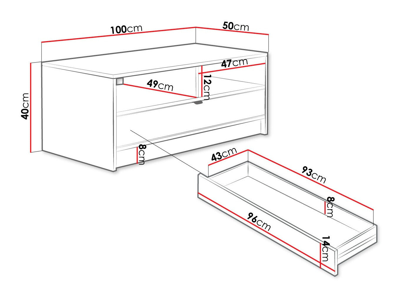 Sofabord Comfivo Larmire 105