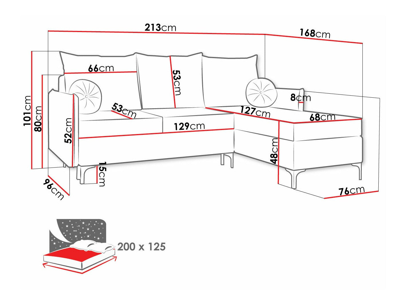 Hjørnesofa Clovis 112